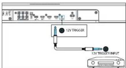 12V TRIGGER 12V TRIGGER INPUT