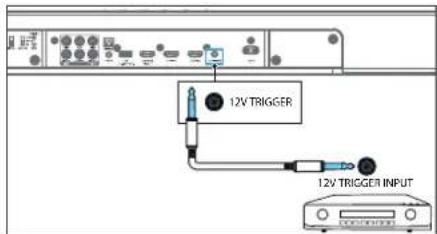 12V TRIGGER 12V TRIGGER INPUT