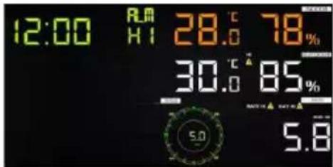 Perel WC224 - Alarmwaarde - 1