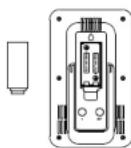 LA CROSSE TECHNOLOGY WS9068 - EINLEGEN UND ERSETZEN DER BATTERIEN IN DER TEMPERATURSTATION - 1