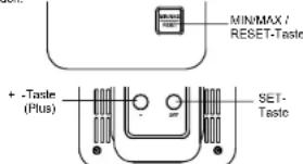 LA CROSSE TECHNOLOGY WS9068 - FUNKTIONSTASTEN: - 1