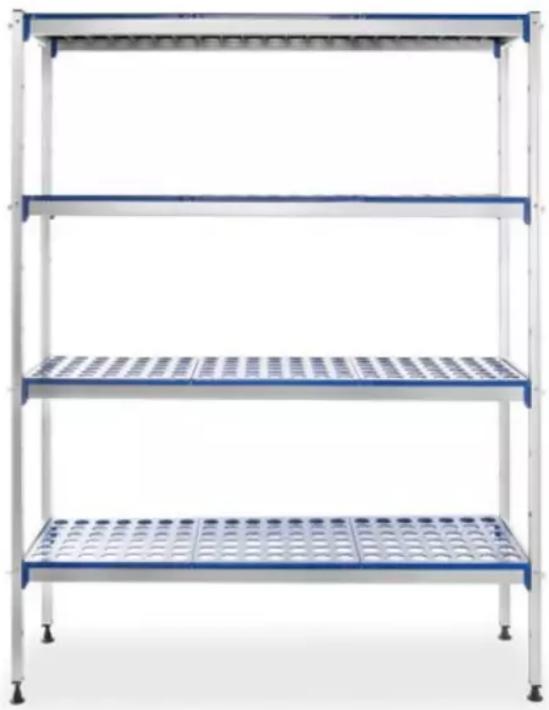 Hendi 812273 - Rayonnage de stockage en aluminium - 1