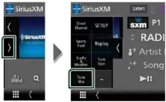 SiriusXM (SiriusXM) Tune Mix SXM1 P1 RADI Artist Song II