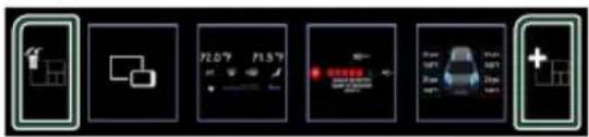 KENWOOD DDX819WBTL - Appuyez sur [▼] sur l'écran multi widget. - 1