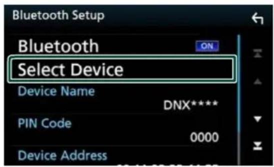 KENWOOD DNX5180SM - การเชื่อมต่ออุปกรณ์บลทธ - 1