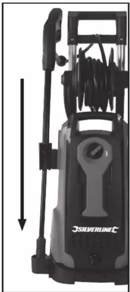 SILVERLINE 943676 - 2100W Pressure Washer 165bar Max - 21
