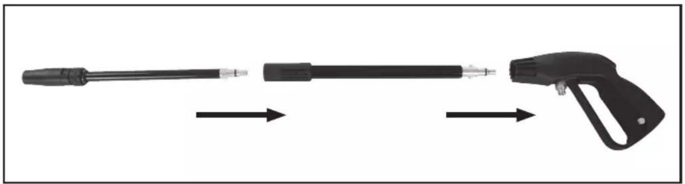 SILVERLINE 943676 - 2100W Pressure Washer 165bar Max - 18
