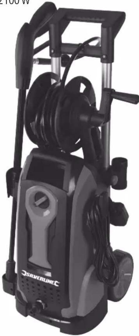 SILVERLINE 943676 - 2100W Pressure Washer 165bar Max - 2