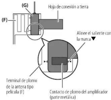 KENWOOD KMRM505DAB - Instalacion de la antenna - 6