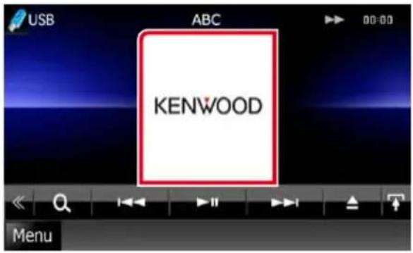 KENWOOD DNX571TR - Touchez la zone indiquée sur la figure. - 1
