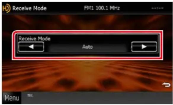 KENWOOD DNX571TR - Mode de réception - 1