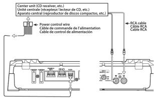 KENWOOD KAC5001PS - Et connecter en suite les haut-pane l'amplificateur. - 1
