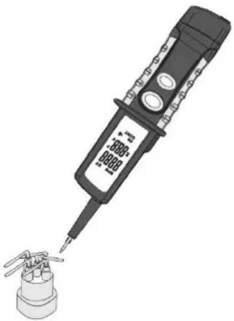 Testboy TB 60 - Measuring the frequency of the high-voltage ignition pulses - 3