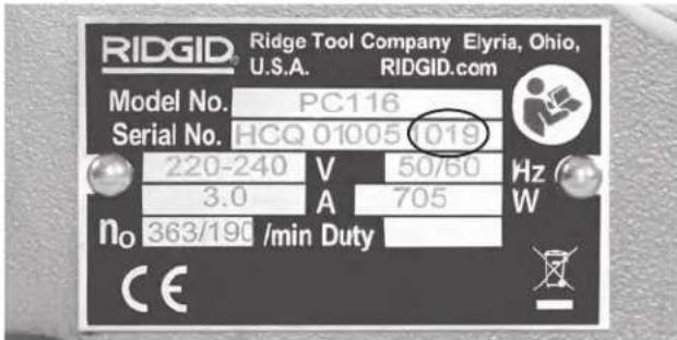 RIDGID PTC400 - Beschreibung - 3