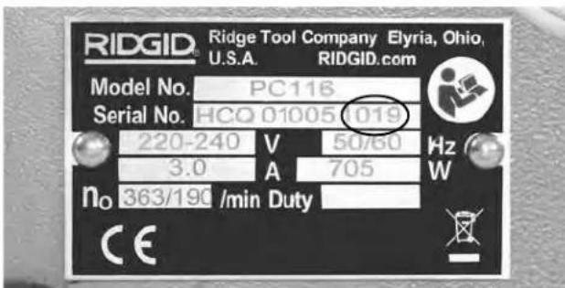 RIDGID PTC400 - Description - 3