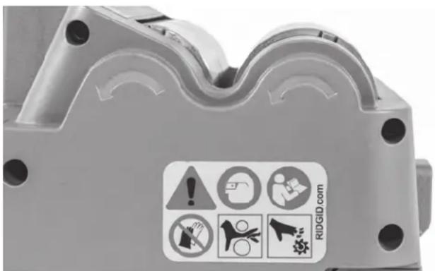 RIDGID PTC400 - Einstellung der Stütze PC116TS - 1