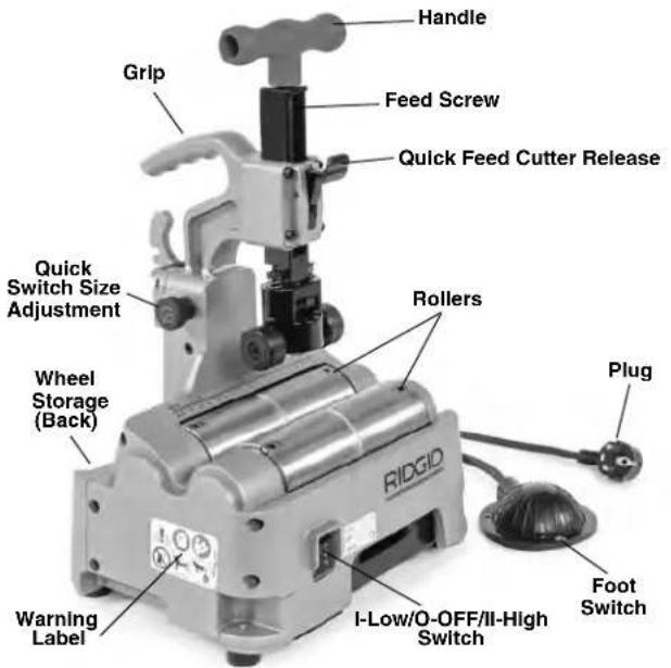 RIDGID PTC400 - Description - 1