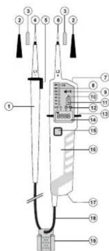 VOLTCRAFT VC55 LCD - Description des pieces - 1