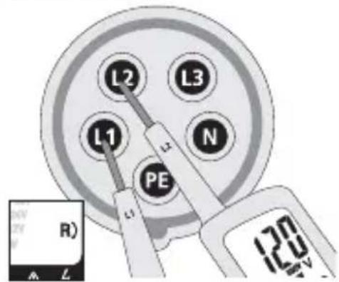 L2 L3 L1 N PE L1 R) 120V