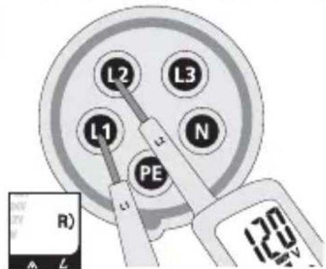 L2 L3 L1 N PE R) 120V