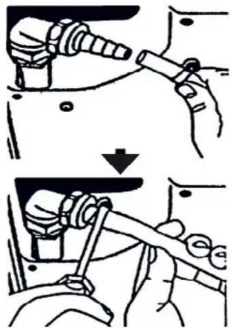 Smile KN031KB - GAS LINE CONNECTION: - 1