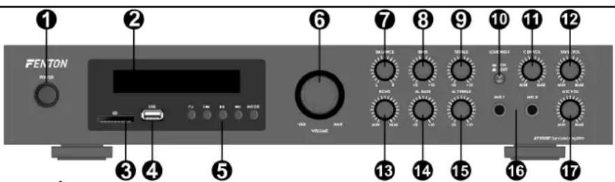 Fenton AV550BT - FACE Avant - 1