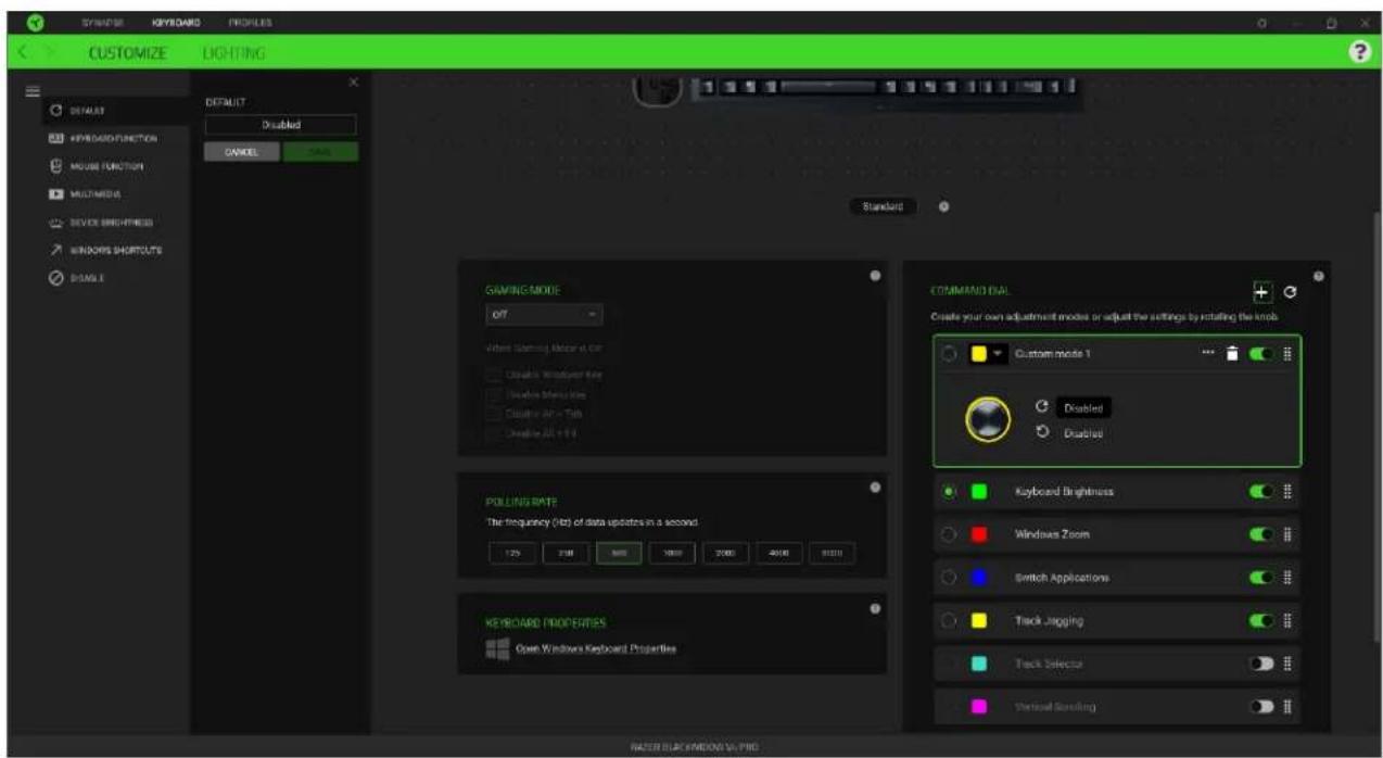 RAZER BlackWidow V4 Pro - Molette de commande - 1