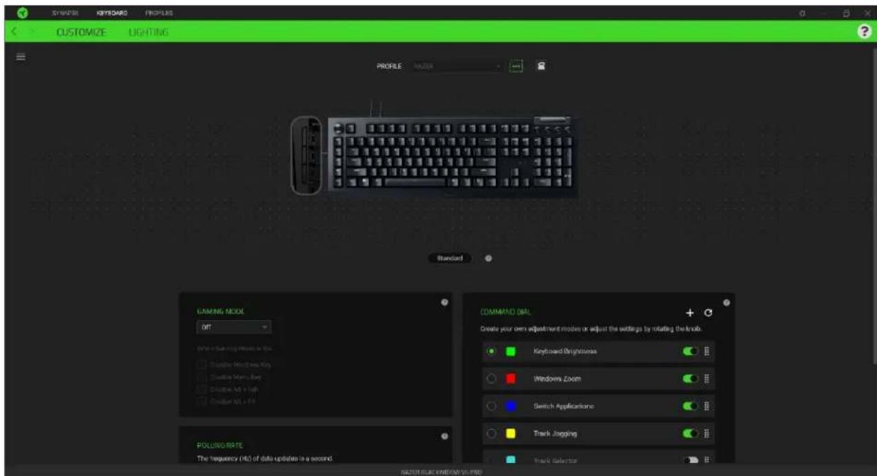 RAZER BlackWidow V4 Pro - Personnaliser - 1
