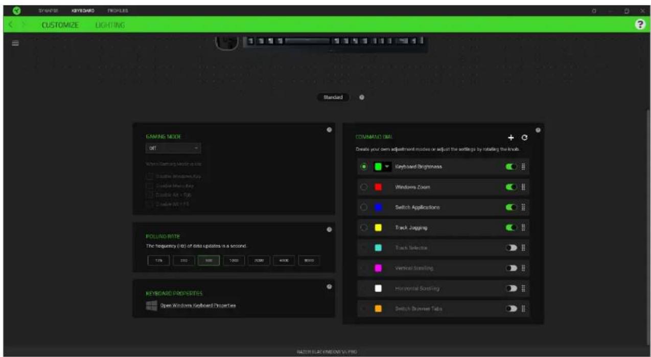 RAZER BlackWidow V4 Pro - Mode Jeu - 1