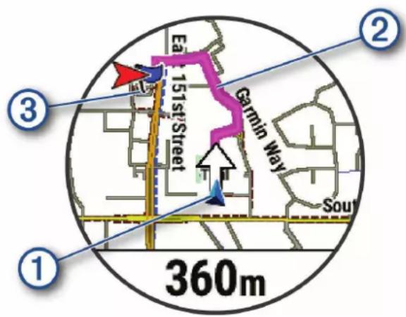 GARMIN MARQ Golfer (Gen 2) - Navigation jusqu'au point de départ pendant une activité - 1