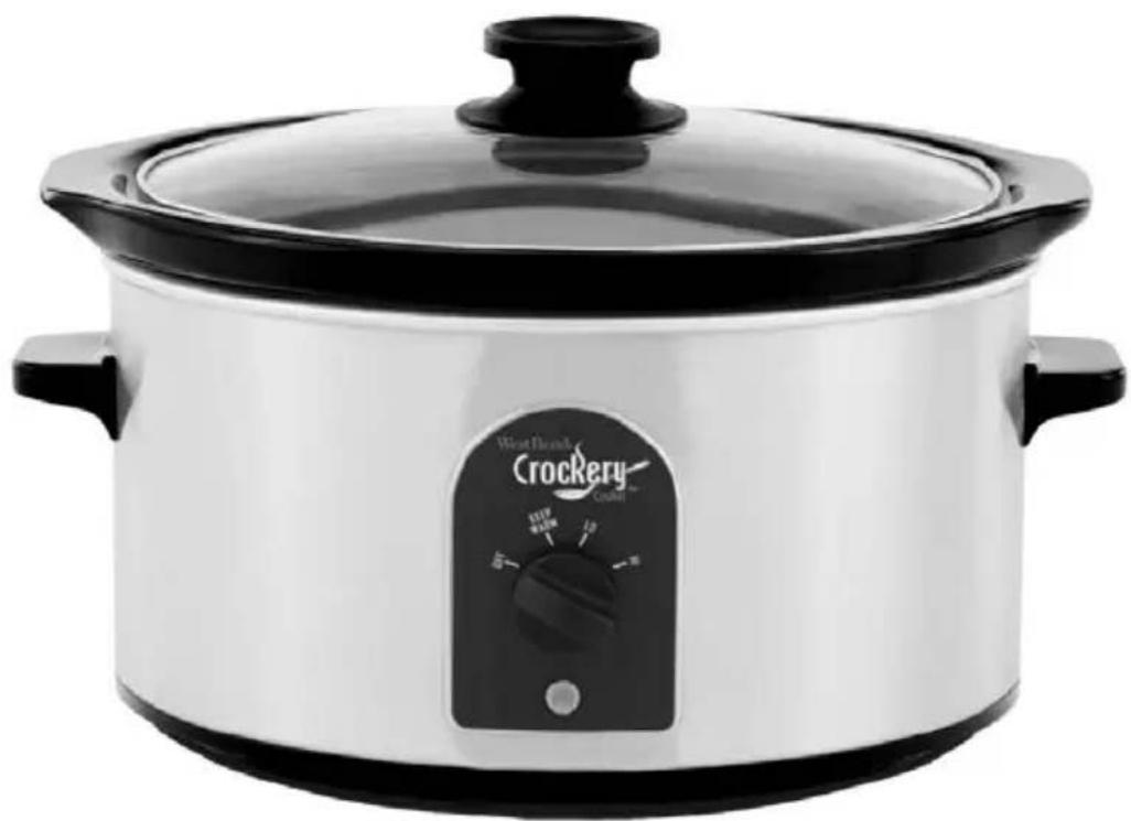 WestBend 84293 - FAIT-TOUT ÉLECTRIQUE CROCKERY™ DE 3 & 4 QUARTS (2.8 - 3.8L) - 1
