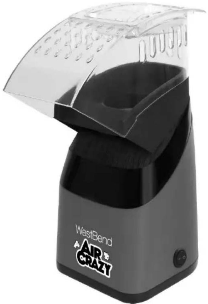 WestBend Air Crazy PC8448RD13 - MACHINE À POPCORN AIR CRAZY™ - 1