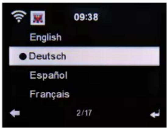 Telestar IR 200 - Sprache - 1