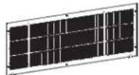 DANBY DPSL120B1W - INCLUDED PARTS - REAR GRILLE - 8