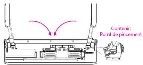 Aluratek ACT02F - Support/table pour ordinateur portable antidérapant réglable avec tiroir et porte-livre - 4