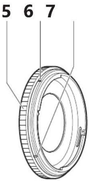 NIKON NIKKOR Z 26mm f2.8 - Contacts du microprocesseur - 1