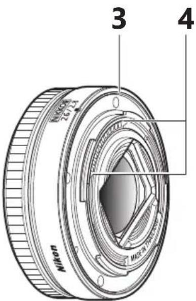 NIKON NIKKOR Z 26mm f2.8 - Repère de montage de l'objet - 1