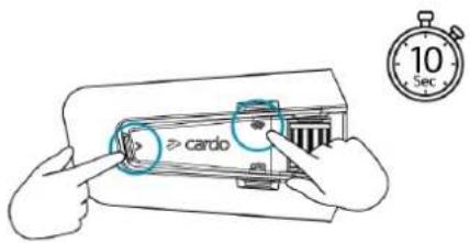 CARDO Packtalk Custom - RÉINITIALISATION LOGICIELLE - 1