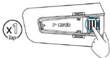 CARDO Packtalk Custom - FONCTIONS AUDIO DE BASE - 22