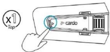 CARDO Packtalk Custom - FONCTIONS AUDIO DE BASE - 21