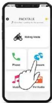 CARDO Packtalk Custom - BASCULER ENTRE LES MODES INTERCOM - 1