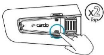 CARDO Packtalk Custom - FONCTIONS AUDIO DE BASE - 12