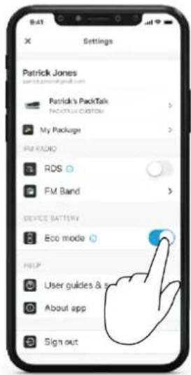 CARDO Packtalk Custom - MODE ÉCO - 1