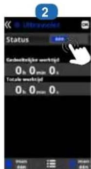 HAYWARD AquaRite UV LS - Instelling van de UV-module: - 2