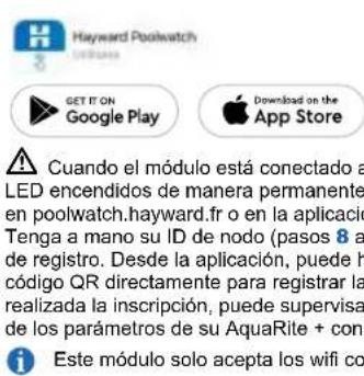 HAYWARD AquaRite UV LS - 6g. Instalación de módulo wifi o Ethernet - 10