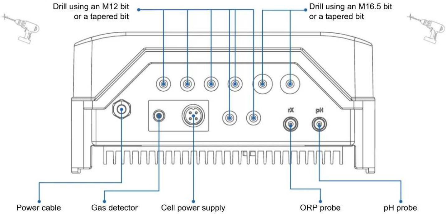 HAYWARD AquaRite UV LS - 3d. Cabling the box - 1