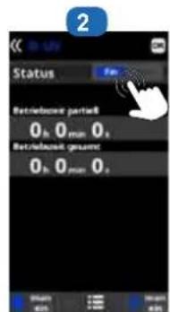 HAYWARD AquaRite UV LS - Parametrierung des UV-Moduls: - 2