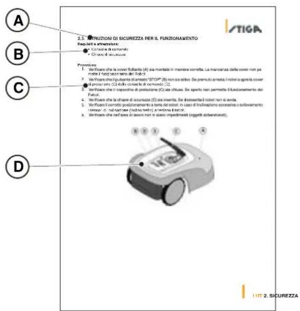STIGA G 600 - ALLMÄNNA INSTRUKTIONER FÖR ATT LÄSA HANDBOKEN - 1