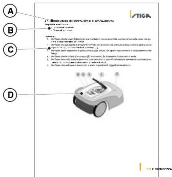 STIGA G 600 - Instructions générales pour la lecture du MANUEL - 1