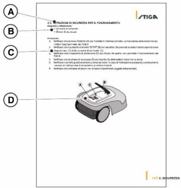 STIGA A 3000 - Instructions générales pour la lecture du MANUEL - 1